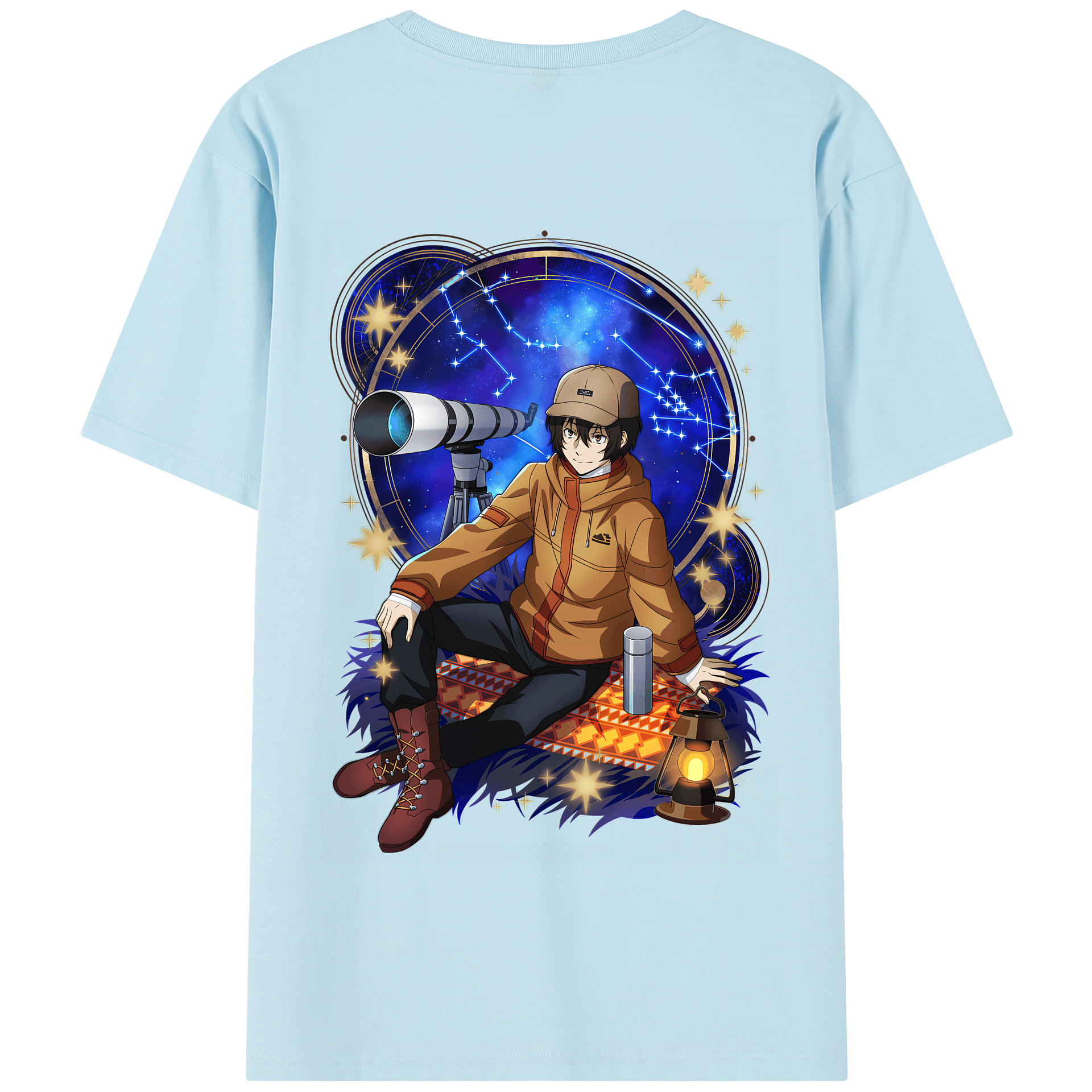 （画像用） 文豪ストレイドッグス Bungo Stray Dogs 綿100％半袖Tシャツ（背面プリント）